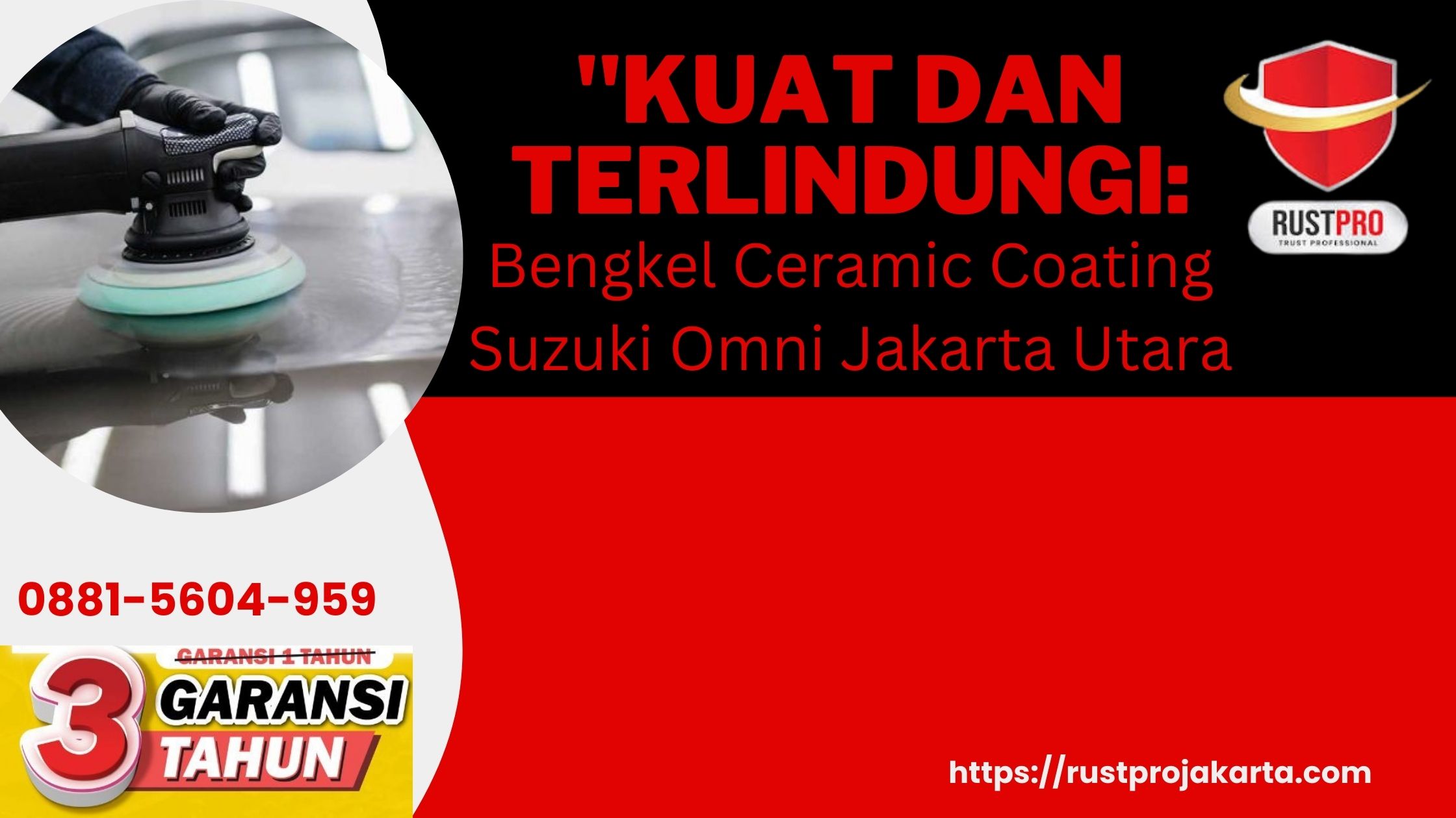 "Kuat dan Terlindungi: Bengkel Ceramic Coating Suzuki Omni Jakarta Utara