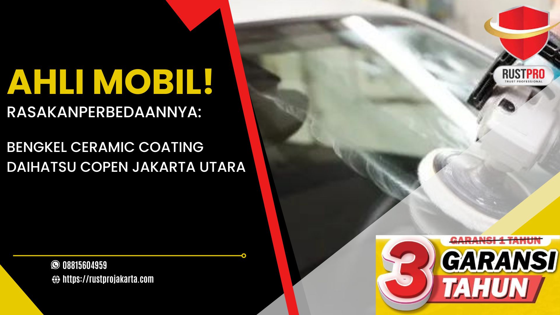 Ahli Mobil! RasakanPerbedaannya: Bengkel Ceramic Coating Daihatsu Copen Jakarta Utara