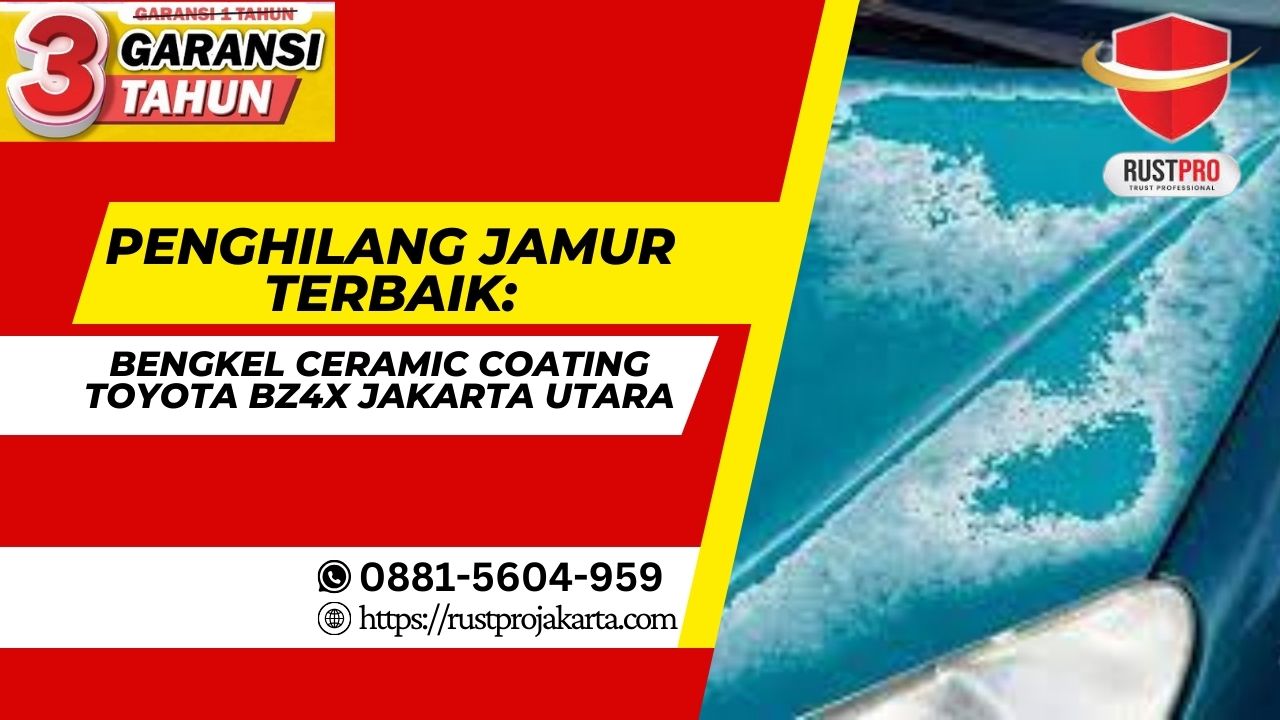 Penghilang Jamur Terbaik: Bengkel Ceramic Coating Toyota BZ4X Jakarta Utara