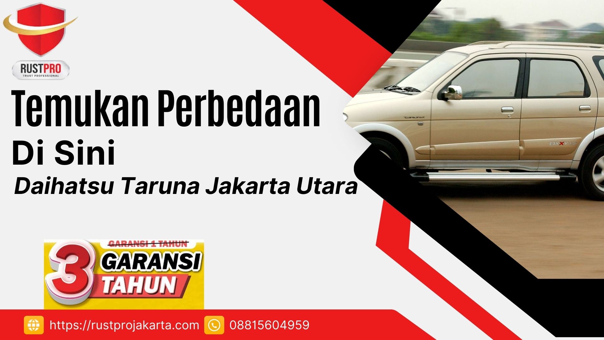 Temukan Perbedaan Di Sini Bengkel Ceramic Coating Daihatsu Taruna Jakarta Utara