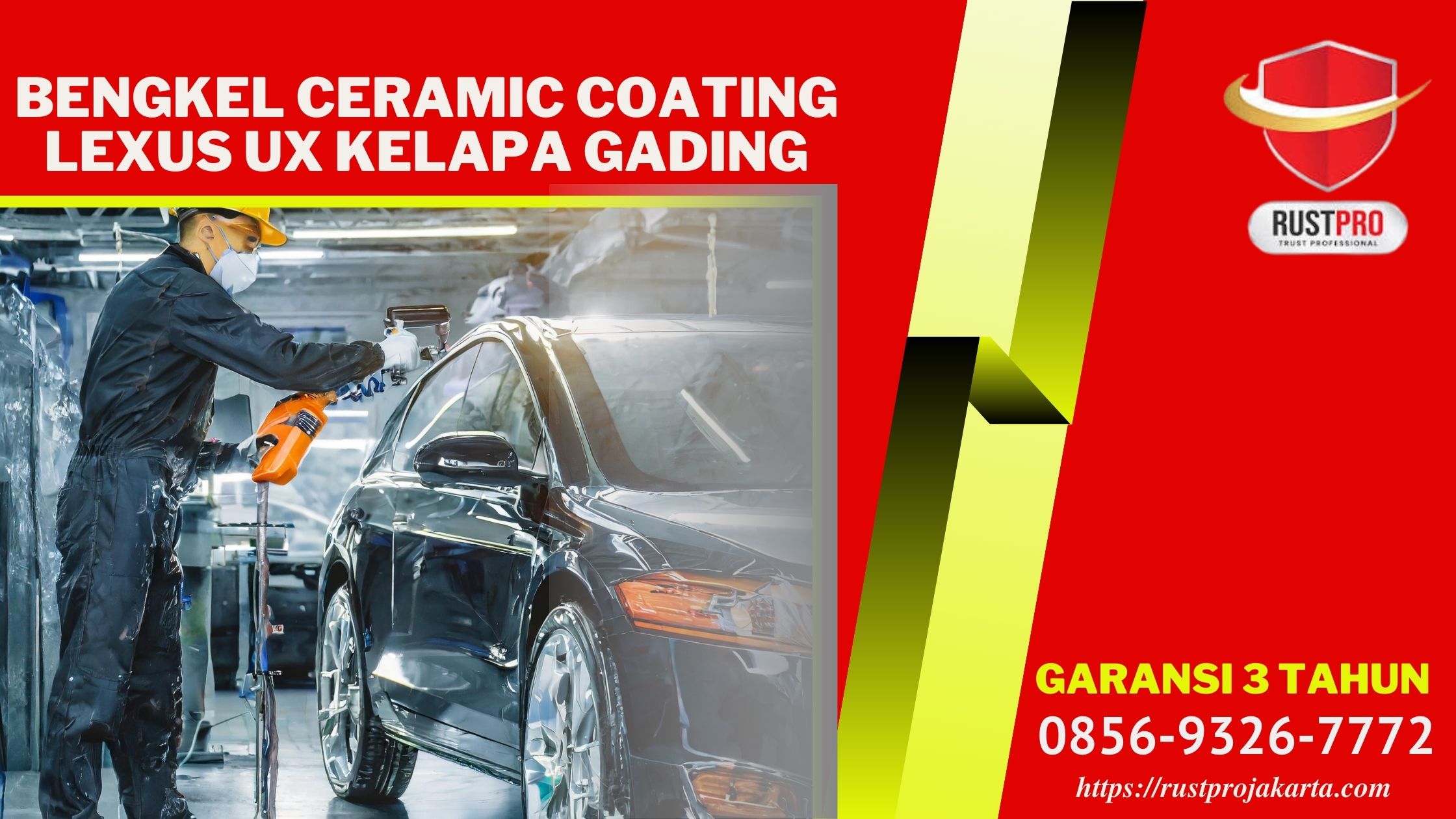 Bengkel Ceramic Coating Lexus UX Kelapa Gading