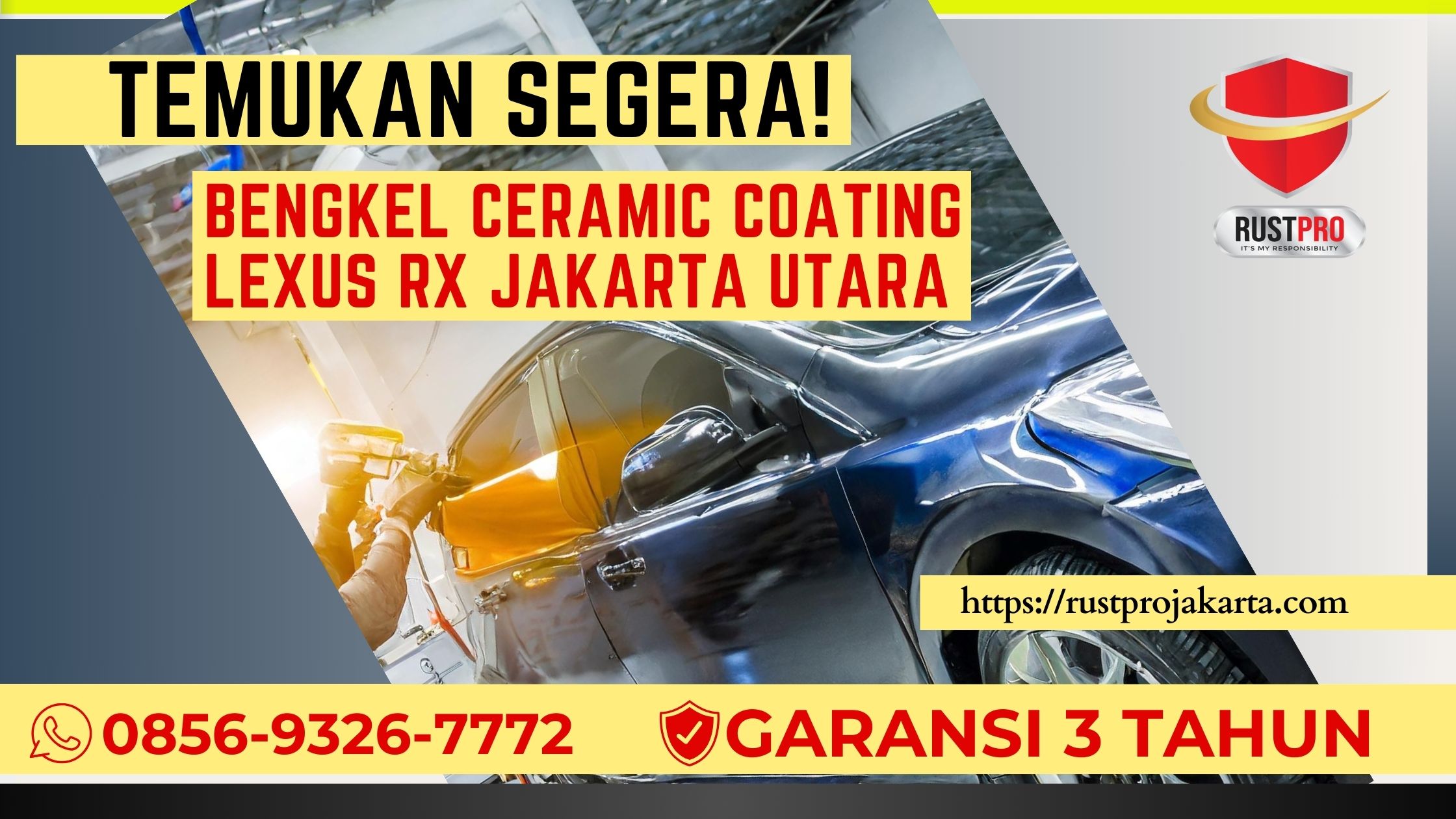 Temukan Segera! Bengkel Ceramic Coating Lexus RX Jakarta Utara