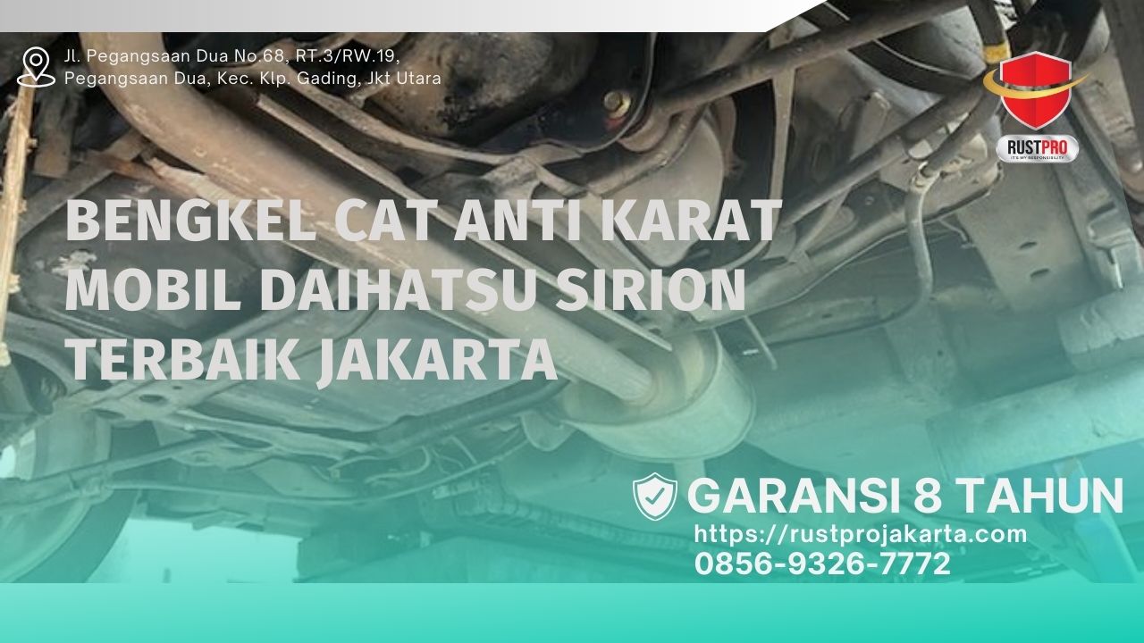 Bengkel Cat Anti Karat Mobil Daihatsu Sirion Terbaik Jakarta